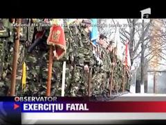 Exercitiu fatal in poligon