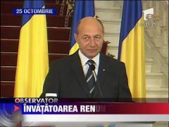 Invatatoarea renunta la greva