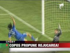 Copos propune rejucarea meciului