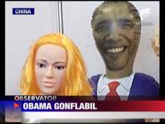 Barak Obama, papusa gonflabila