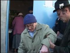 Coada la "punga gratuita cu alimente"