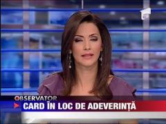 Card in loc de adeverinta