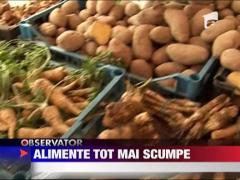 Alimente tot mai scumpe
