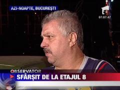 O tanara de 30 de ani s-a aruncat de la etajul 8