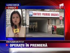 Interventii chirurgicale in premiera pentru Romania