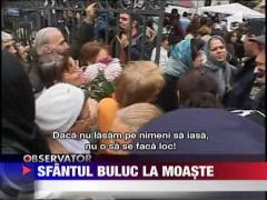 Aglomeratie mare la moastele Sfantului Mina