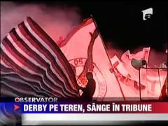 Derby pe teren, sange in tribune