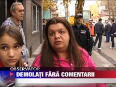 Bucuresteni demolati fara comentarii