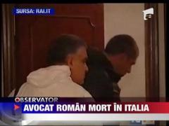 Avocat roman mort in Italia