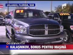 Kalasnikov, bonus pentru masina