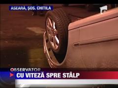 A intrat cu viteza intr-un stalp