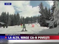 La altii, ninge ca-n povesti