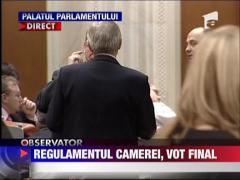 Regulamentul Camerei Deputatilor la vot