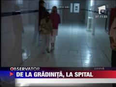 De la gradinita, la spital