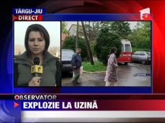 Explozie la sectia de munitie a uzinei Sadu