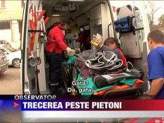 Familie distrusa! Trecere peste pietoni