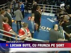 Lucian Bute, cu frunza pe sort