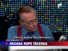 Oksana Grigorieva rupe tacerea