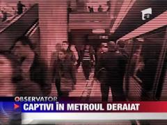 Momente de groaza in metroul bucurestean
