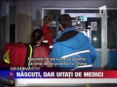 Doi gemeni nascuti prematur au fost uitati de medici in voia sortii in Campulung Muscel
