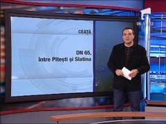 Ceata si carosabil alunecos pe sosele din tara