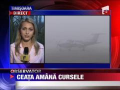 Curse aviatice amanate de ceata