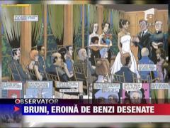 Carla Bruni, eroina de benzi desenate