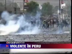 Violente in Peru
