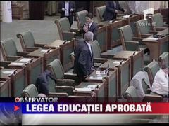 Legea educatiei aprobata
