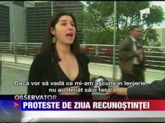 Sarbatoare cu proteste in Statele Unite