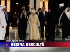 Regina Elisabeta, desculta in Abu Dhabi