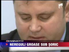 Nereguli groase sub Soric