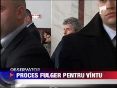 Proces fulger pentru Sorin Ovidiu Vintu