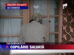 IMAGINI SOCANTE / Copilarie salvata
