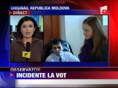 Incindente la votul moldovenesc