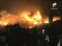 Avion prabusit in plin oras