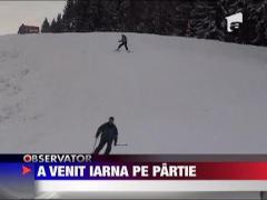 A venit iarna pe partie