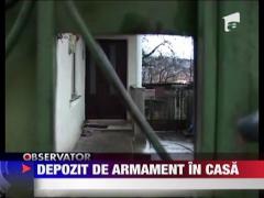 Depozit de armament, in casa