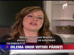 Aleg numele copilului pe facebook