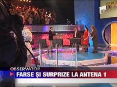 Farse si surprize la Antena 1