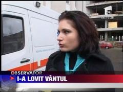 O rafala de vant a bagat in spital trei oameni