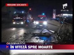 IMAGINI SOCANTE / In viteza spre moarte