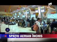 Spatiul aerian spaniol a fost inchis temporar