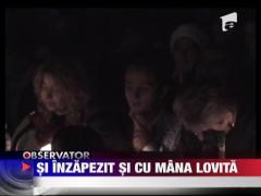 Mihai Traistariu si inzapezit si cu mana lovita
