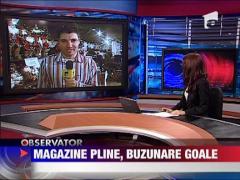 Magazine pline, buzunare goale