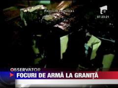 Focuri de arma la granita