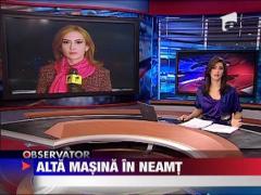 Alta masina incendiata in Neamt