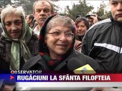 Update: Pelerinaj la moastele Sfintei Filofteia