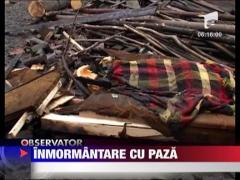 Inmormantare cu paza