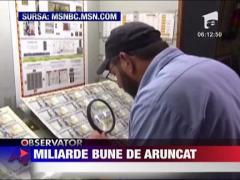 Dolari nou-nouti buni de aruncat la gunoi